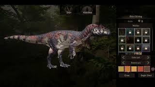 Path of Titans - Male Version of the Wildfire skin for the Allosaurus