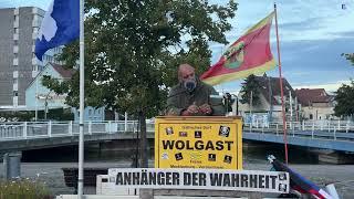 Wolgast - Stefan - Begrüßung und Eröffnung der Kundgebung 10-09-2024