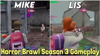 Mike and Lis Gameplay | Horror Brawl New SEASON 3