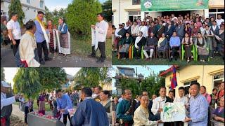 SIKYONG  PENPA TSERING LA OFFICIAL  VISIT TO BALUWALA  UTTARAKHAND