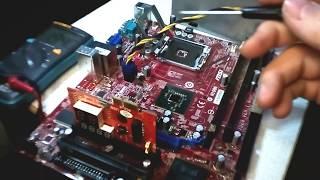 Замена южного моста материнской платы MSI G31TM P21