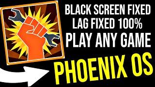 Gltool Setting For Black Screen Fix | Lag Fixed Play Any Game in Phoenix OS | play store console,