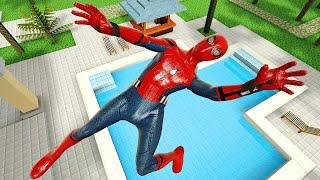 Spiderman Ragdoll Jumps & Falls (GMOD) Episode 323