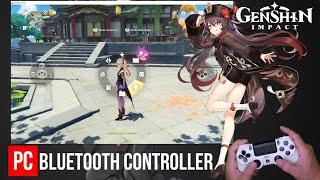 HOW TO PLAY GENSHIN IMPACT ON PC USING BLUETOOTH WIRELESS CONTROLLER | GENSHIN IMPACT CONTROLLER