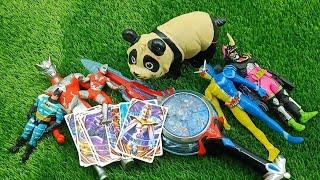 Menemukan Kotak Mainan Ultraman | Ultraman Orb Ultraman Zero Kamen Rider Dan Panda