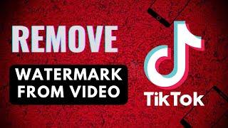 How To Remove Tiktok Logo From Videos