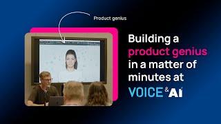 Let's build a digital human product genius live using AI | UneeQ at VOICE  & AI 2023