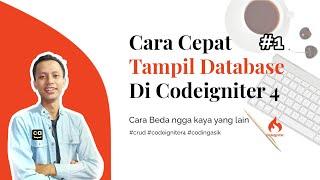 Tutorial CRUD Codeigniter 4 - #1 Menampilkan Data Database Mysql