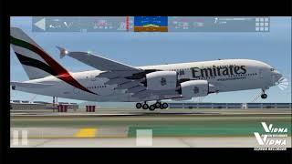 #swiss001landing Emirates A380 Butter Landing | Aerofly FS 2021