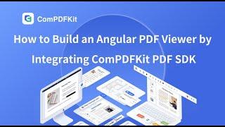 How to Create/Build an Angular Project from Scratch | PDF Viewer | ComPDFKit SDK | Web