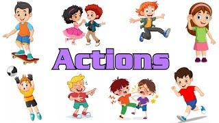 Actions Words in English | Learn Action Verb for Kids | Action Verb | Vocabulary