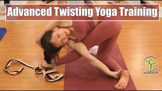 Advanced Twisting Yoga Training | Advanced Yoga Class | Yoga With Sandeep | Vietnam