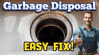 How to fix a garbage disposal that won't turn on