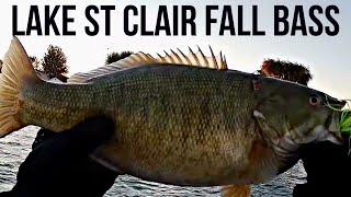 Lake St Clair Fall Bass Fishing Anchor Bay Canals