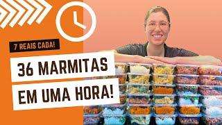 MARMITAS CONGELADAS DA SEMANA CARDÁPIO COMPLETO GOSTOSO E FÁCIL