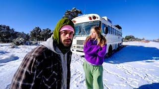 we weren’t prepared for this | life on the road in the snow