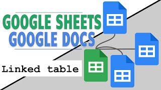 Connect Tables in Docs with Sheets