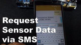 [DEMO] Request Sensor Data via SMS using Arduino and SIM900 GSM Shield