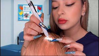 ASMR School Nurse checks your hair for Lice‍️ (she plucks them out one by one)
