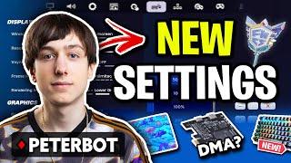 Peterbot *REVEALS* New FNCS Settings!  (BEST SENS)