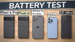 Google Pixel 6 / 6 Pro BATTERY Test: Better Than iPhones and Galaxy?