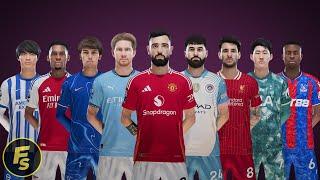 Premier League Official Kits 2024/25 Full Version - PES 2021 & FL24