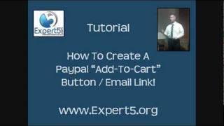 Tutorial - Paypal - Create An Add-To-Cart Button / Email Link