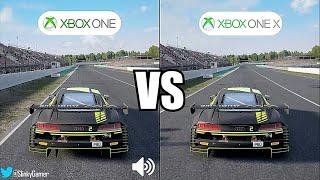 Assetto Corsa Competizione - Xbox One X vs Xbox One - Graphics comparison - 4k and 900p 30 fps