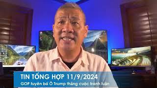 TIN TỔNG HỢP 11/9/2024: Các đồng minh GOP ca ngợi Ô Trump thắng, chỉ trích sự thiên vị của ABC