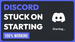How To Fix Discord Stuck on Starting (Solved 2024)