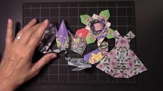 Fold an Easy Heart with Kaleidoscope Paper