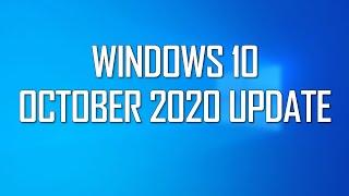 Cumulative update for Windows 10 version 20H2 - November 2020 Patch Tuesday!