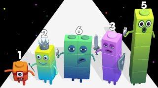 Merge NumberBlock Run 3D - Level Up Number Run Race Stack Master Merge Battle Freeplay