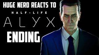 Huge Nerd Reacts To Half-Life Alyx Ending!