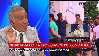 Fiebre amarilla: La preocupación de los viajeros