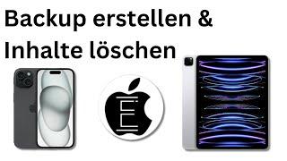 iPhone iPad Backup erstellen und zurücksetzen 2024