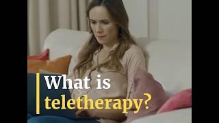 What is teletherapy?