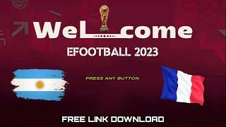 PES 2023 WORLD CUP 2022 QATAR MOD PS2 ISO || PCSX2