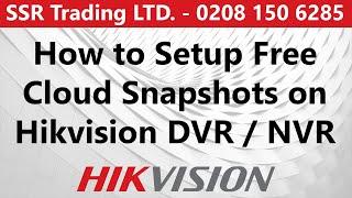 How To Configure Free Cloud Storage On Hikvision DVR NVR Setup Dropbox Screenshot Backup Tip Guide