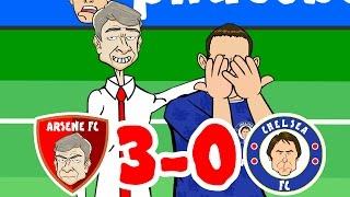 Arsenal vs Chelsea 3-0 Goals and Highlights! (2016 Poor Old Chelsea Song)