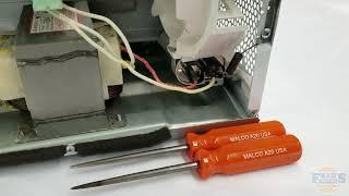 How to safely discharge a microwave capacitor