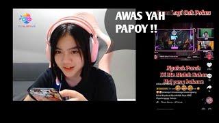 KAYES REACT TIKTOK OURA ‼️ PAPOY  SAMPAI DIMARAHIN KARENA TOXIC 