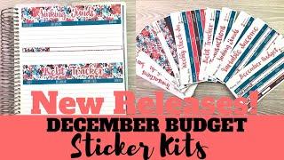 December Budget Kit Release! || Monthly Budget Kits + EXTRAS || Morey June Designs