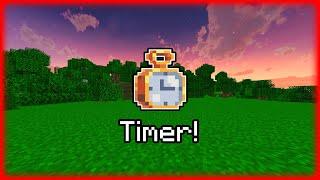 How to Make Timer in Minecraft Java (1.16 - 1.17)