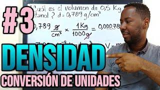 Conversión de unidades de densidad #3