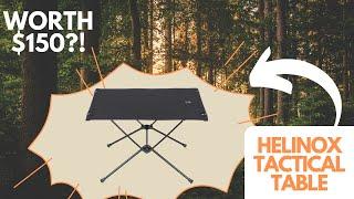 Helinox Tactical Table - Set Up and Review (Is it worth $150?!?!)