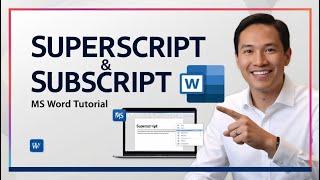 How to Write Superscript and Subscript in MS Word | Formatting Text Tutorial