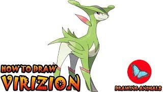 How To Draw Virizion Pokemon | Drawing Animals