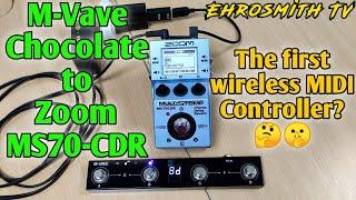 MIDI Controller for Zoom MS-70 CDR Demo | M-Vave Chocolate to Zoom MS-70 CDR | M-Vave Wireless MIDI