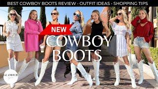 NEW 17 Trending Cowboy Boots Outfits & Amazon White Cowboy Boots Review